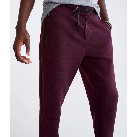 Aeropostale Mens Maroon Classic Jogger Fit Pants Activewear Size Medium - Picture 1 of 6